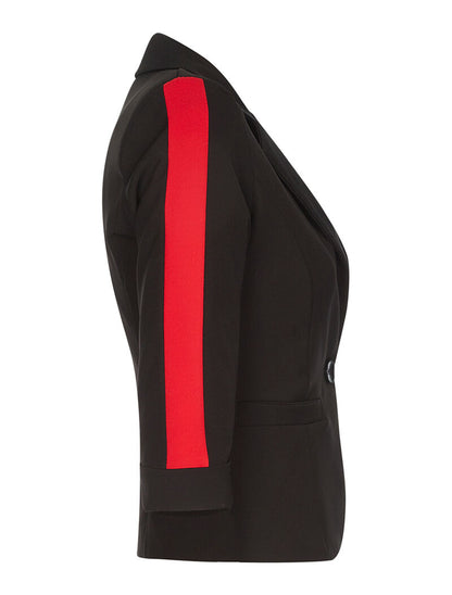 Veste à bras colorées - noir/rouge - 3