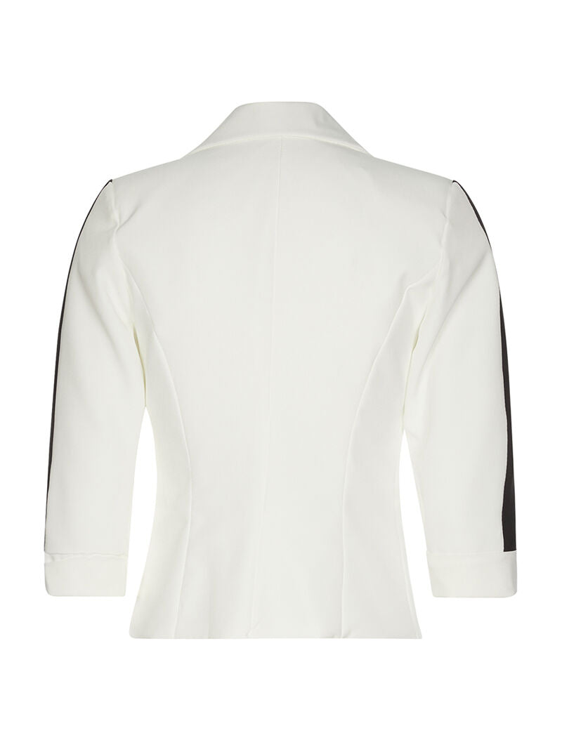 Veste à bras colorées - blanc/noir - 2