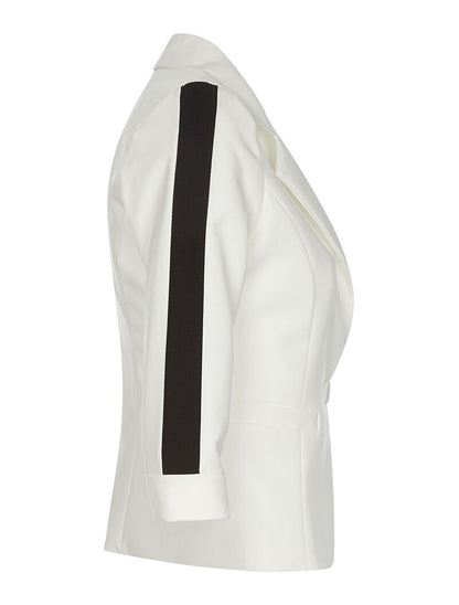 Veste à bras colorées - blanc/noir - 3
