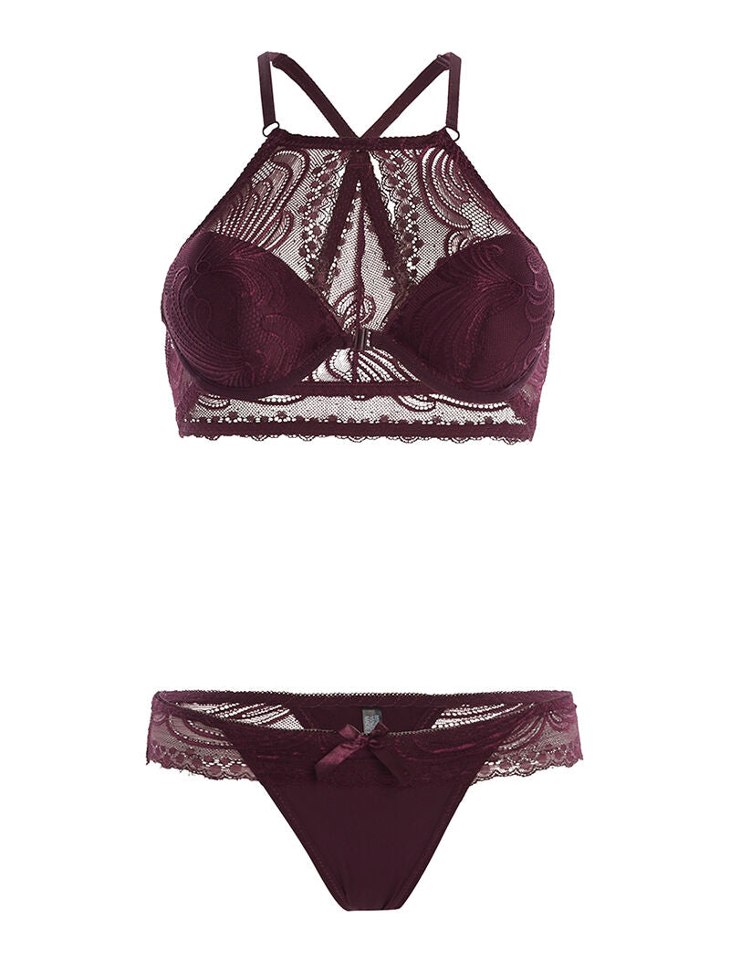 Ensemble SG dos nageur et string - violet - 1