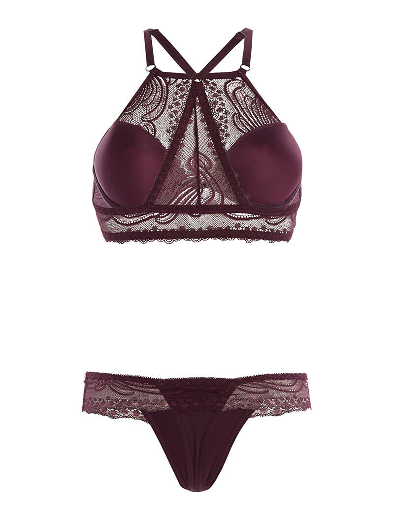 Ensemble SG dos nageur et string - violet - 2