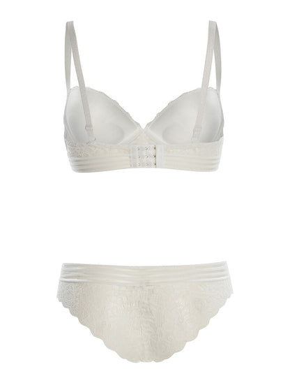 Ensemble SG et culotte à lignes - blanc - 2