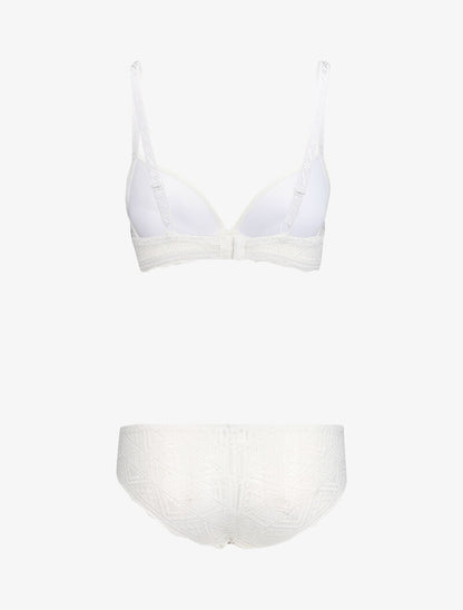 Ensemble à broderies anglaise - Blanc - 2
