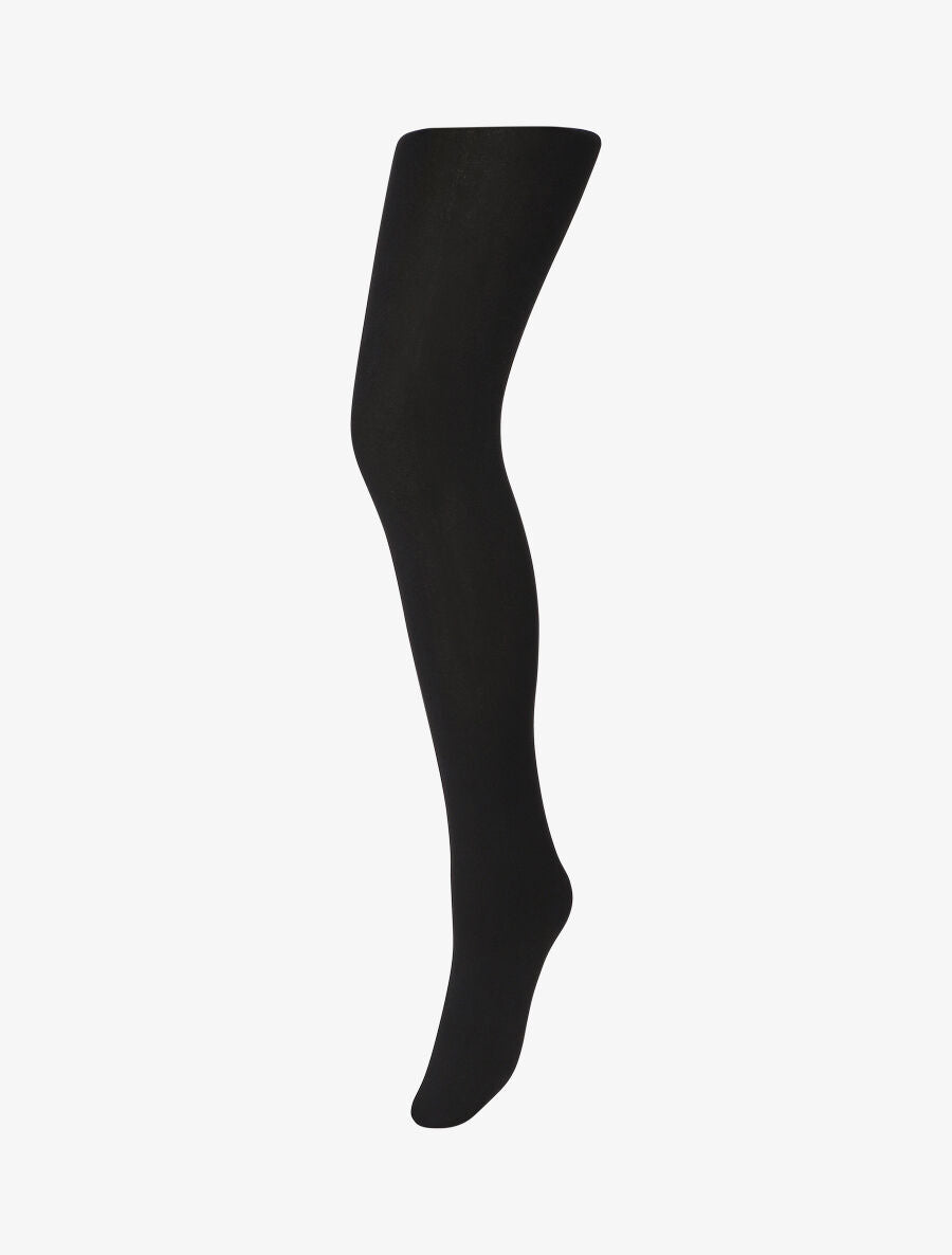 Collants opaques anti-froid - Noir - 1