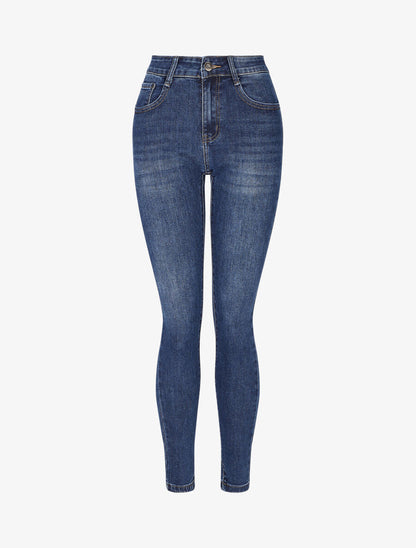 Jean classique coupe skinny - Bleu - 1