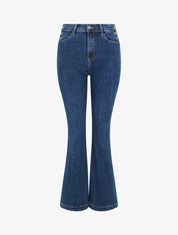 Jean classique coupe flare - Bleu - 4