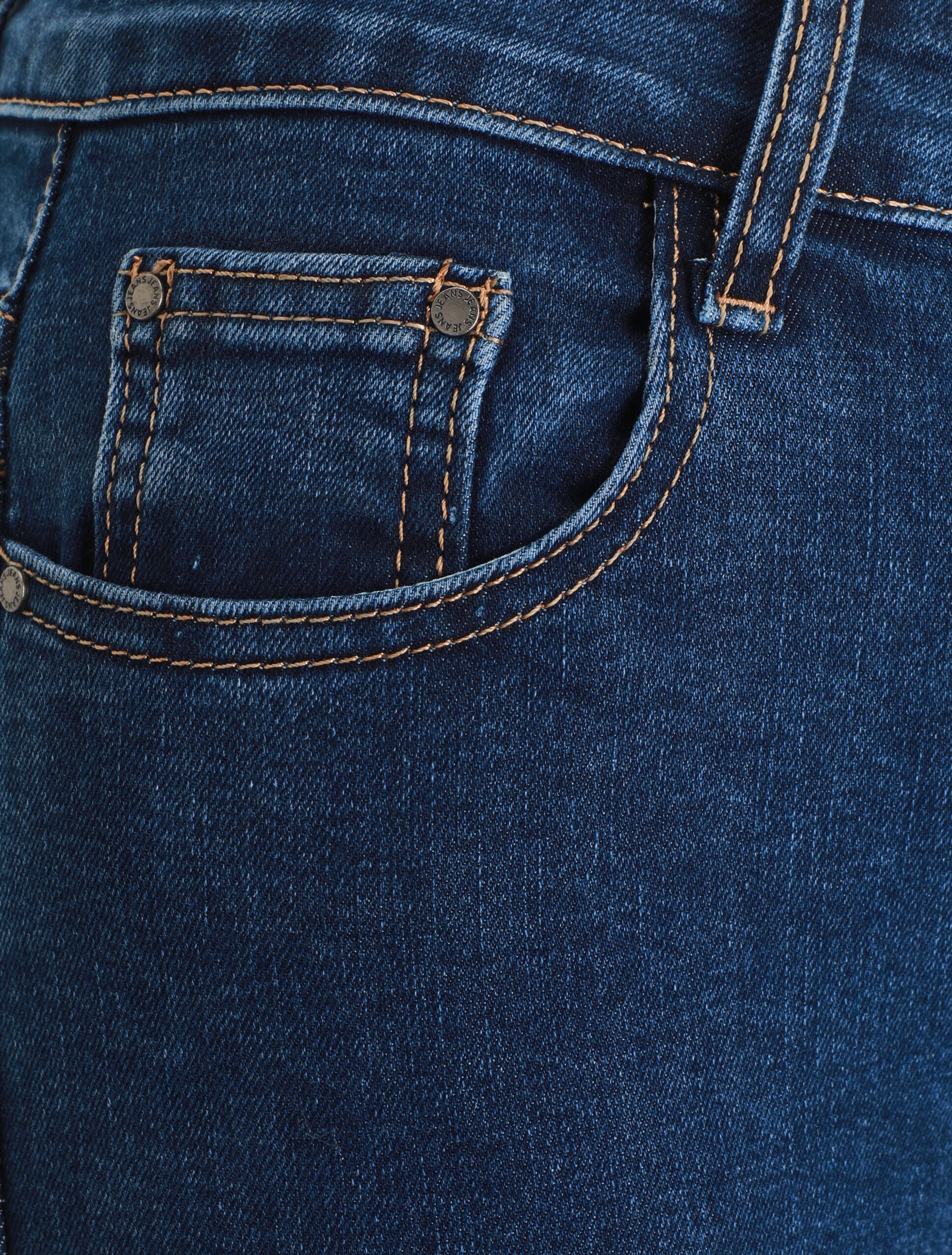 Jean skinny à ourlet - Bleu denim - 3