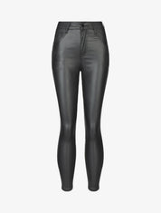 Jean skinny ciré push up - Noir - 4