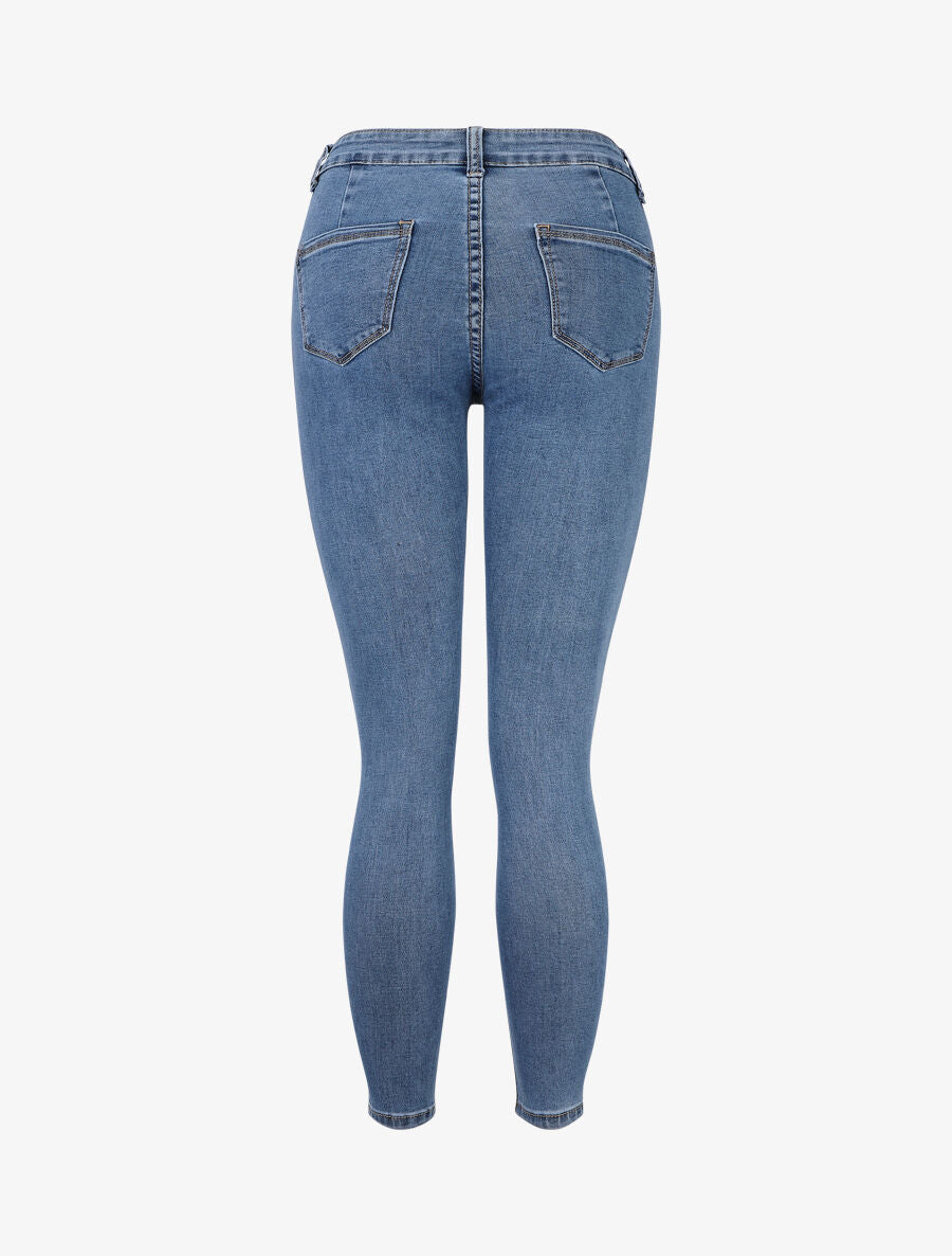 Jean classique coupe skinny - Bleu - 2