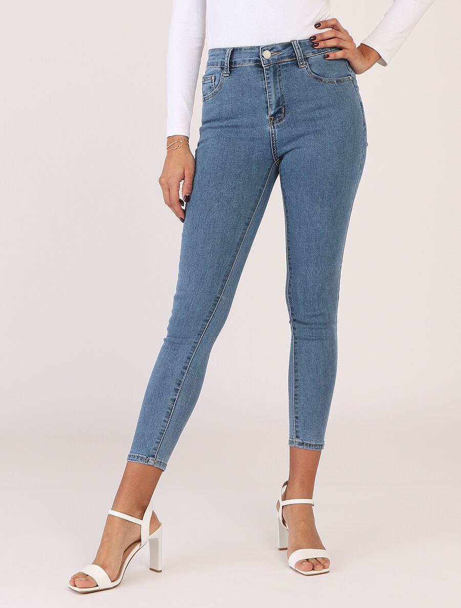 Jean classique coupe skinny - Bleu - 4