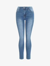 Jean skinny push up taille haute - Bleu clair - 5