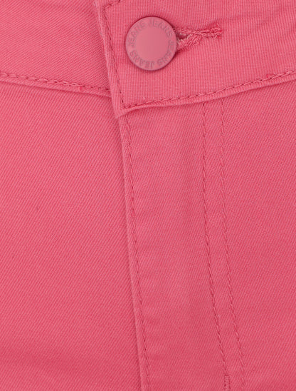 Jean skinny uni grande taille - Rose - 3