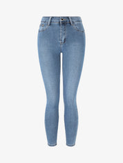 Jean skinny taille standard - Bleu - 1