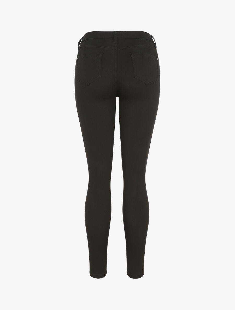 Jean skinny uni push up taille standard - Noir - 2