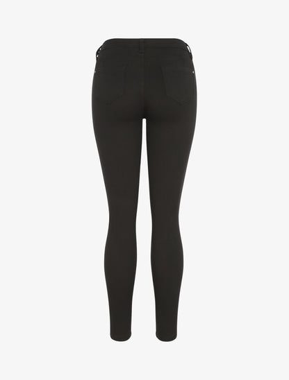 Jean skinny uni push up taille standard - Noir - 2