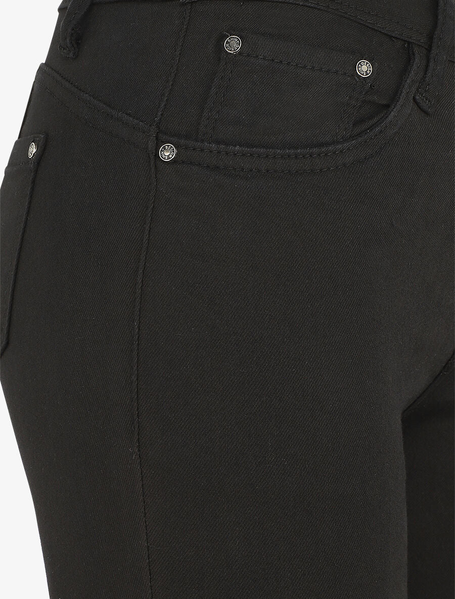 Jean skinny uni push up taille standard - Noir - 3