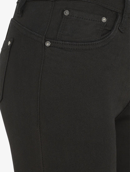 Jean skinny uni push up taille standard - Noir - 3