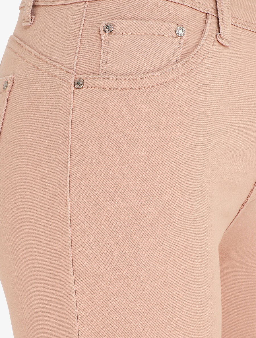 Jean skinny uni push up taille standard - Rose - 3