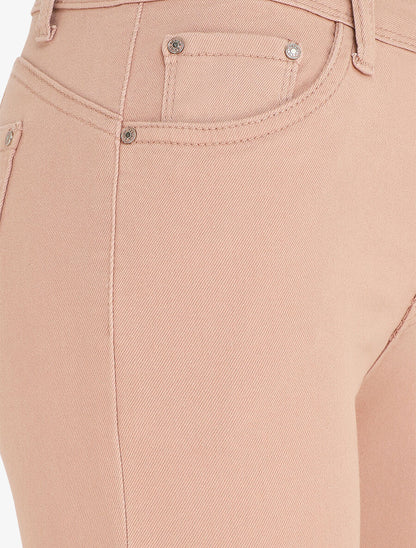 Jean skinny uni push up taille standard - Rose - 3