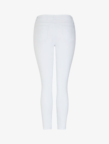 Jean skinny uni taille haute - Blanc - 2