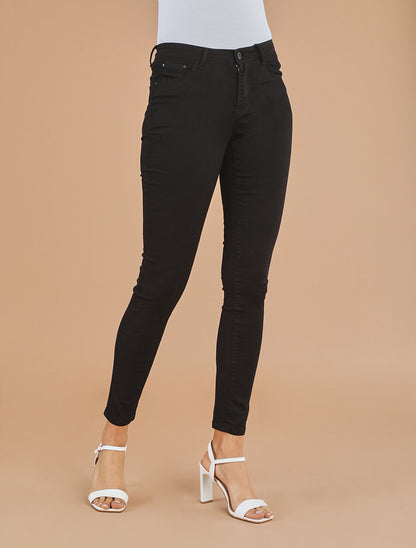 Jean push up coupe skinny - Noir - 4