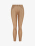 Pantalon en simili coupe skinny - Camel - 1