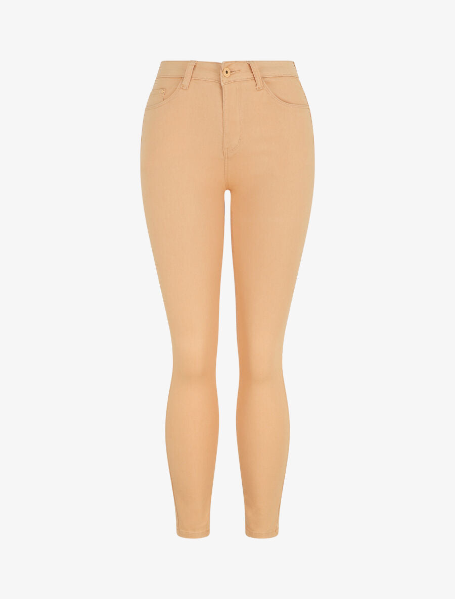 Jean uni coupe skinny - Orange - 1