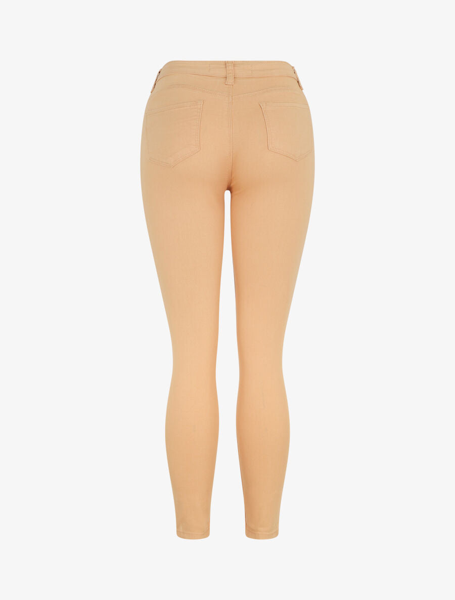 Jean uni coupe skinny - Orange - 2