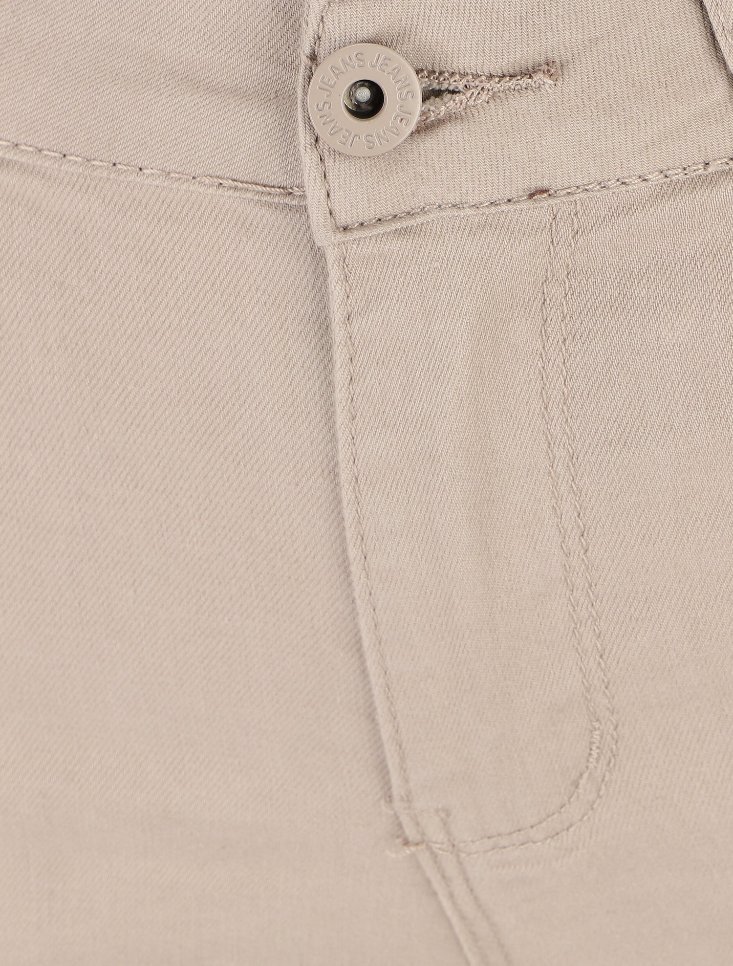 Bermuda push up uni coupe droite - Beige - 3