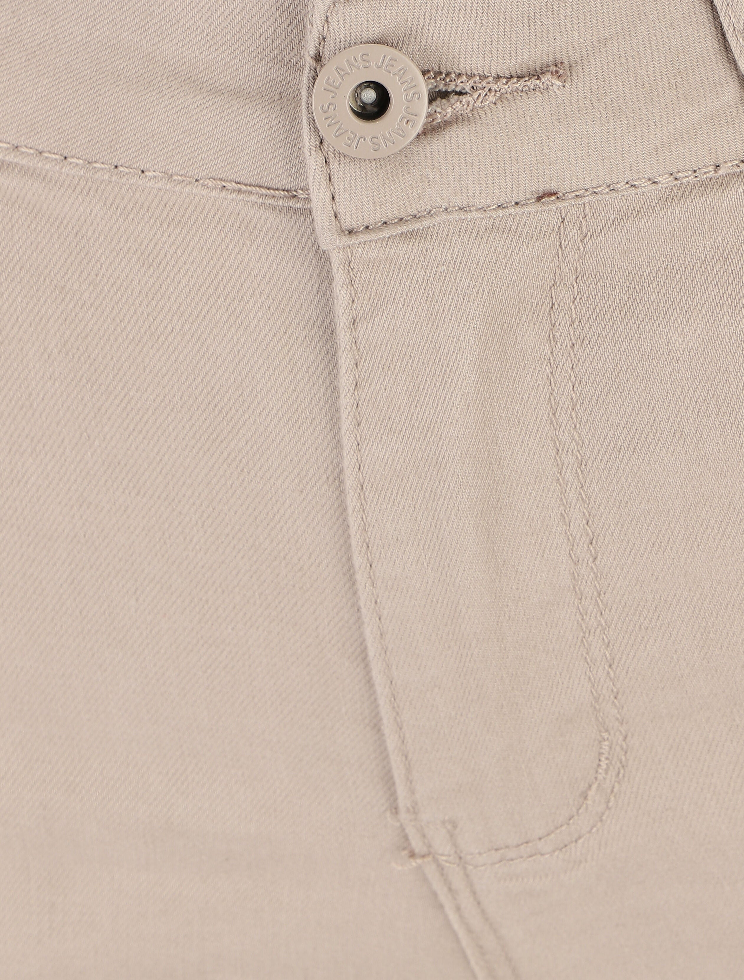 Bermuda push up uni coupe droite - Beige - 3