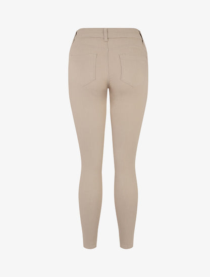 Jean uni coupe slim - Beige - 2