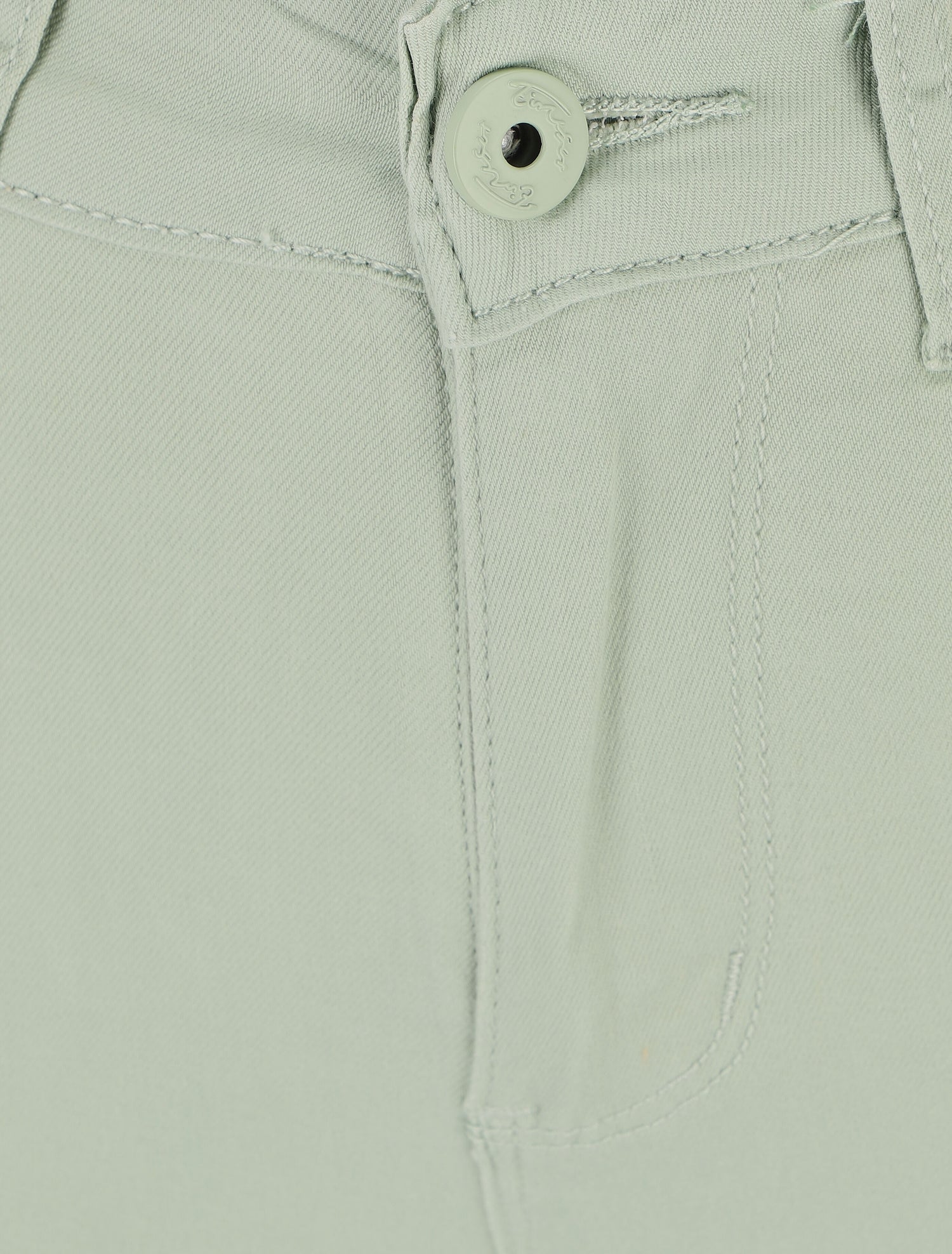 Jean uni coupe slim - Vert d&