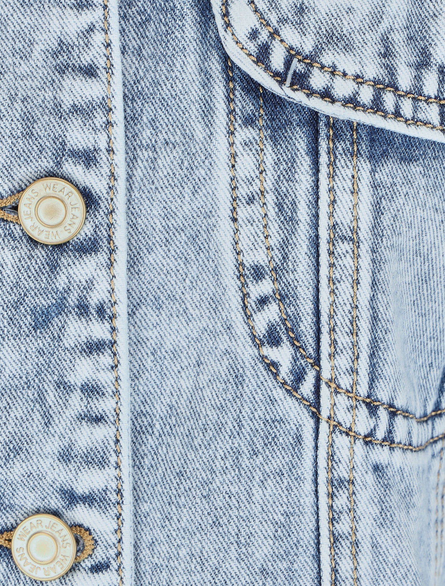 Veste en jean oversize - Bleu clair - 3