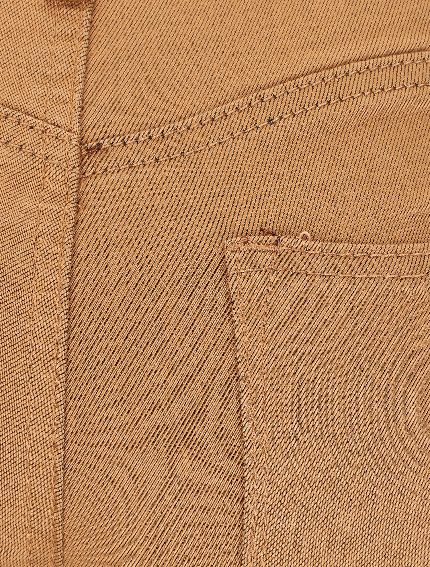Jean uni taille standard coupe flare - Camel - 3