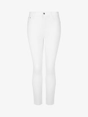 Jean grande taille coupe skinny taille standard - Blanc - 4