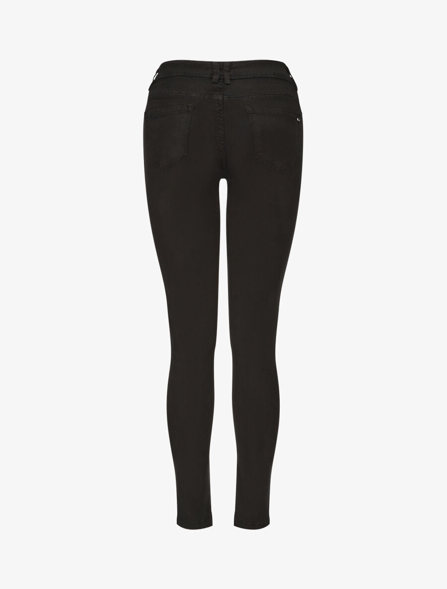 Jean uni coupe slim - Noir - 2