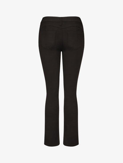 Jean grande taille coupe droite taille standard - Noir - 2