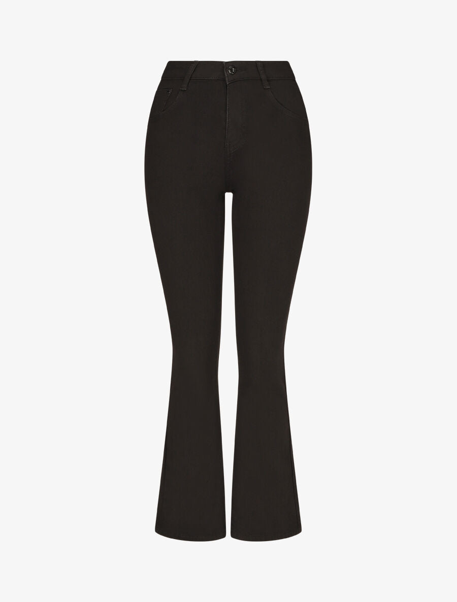 Jean push up coupe flare - Noir - 4