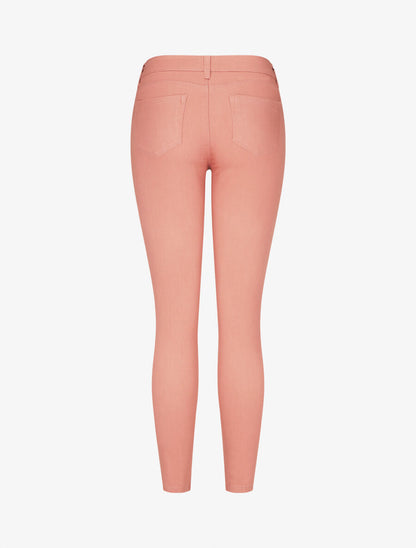 Jean uni push up coupe skinny - Rose saumon - 2