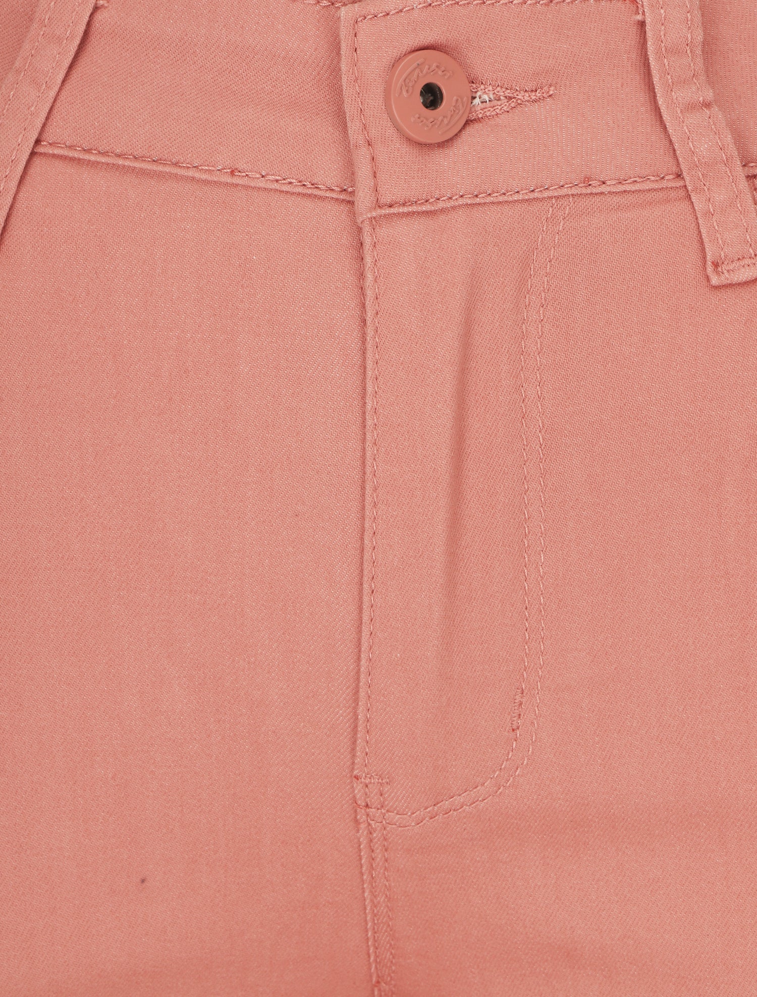 Jean uni push up coupe skinny - Rose saumon - 3