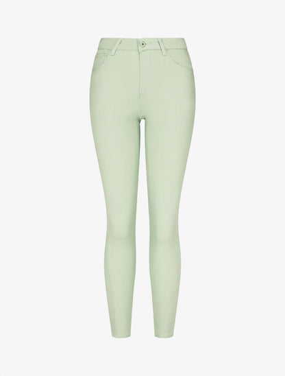 Jean uni push up coupe skinny - Vert d&