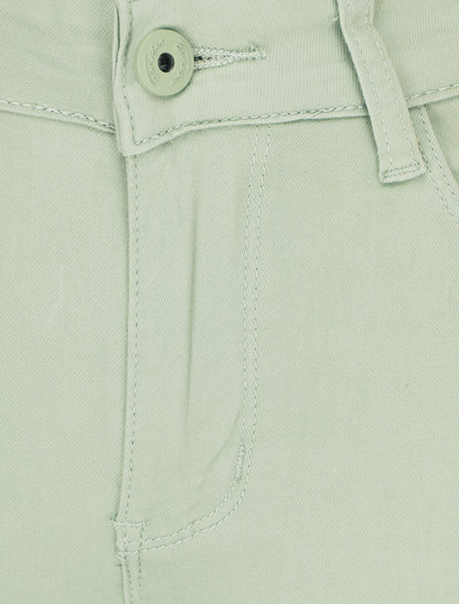 Jean uni push up coupe skinny - Vert d&