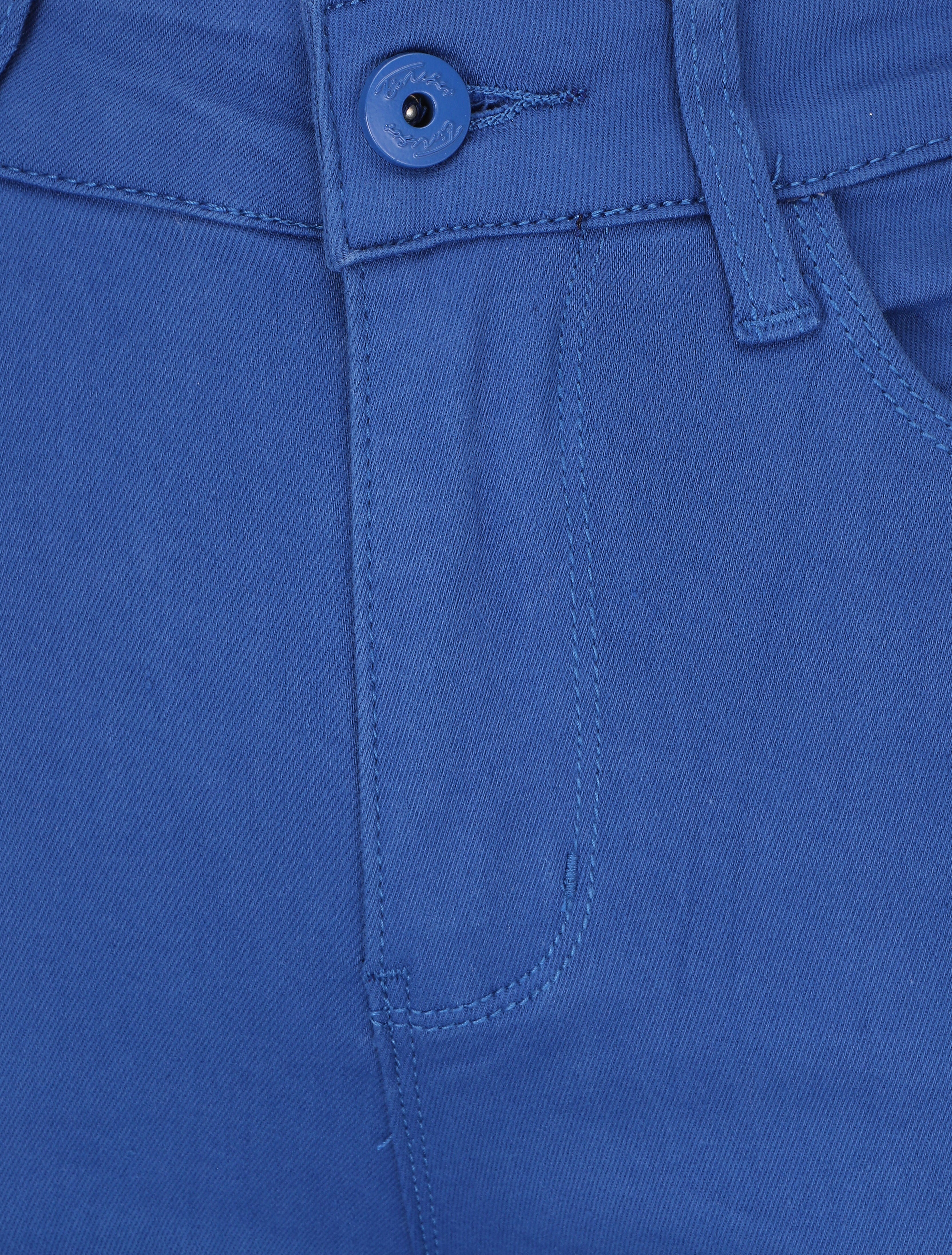 Jean uni push up coupe skinny - Bleu roi - 3