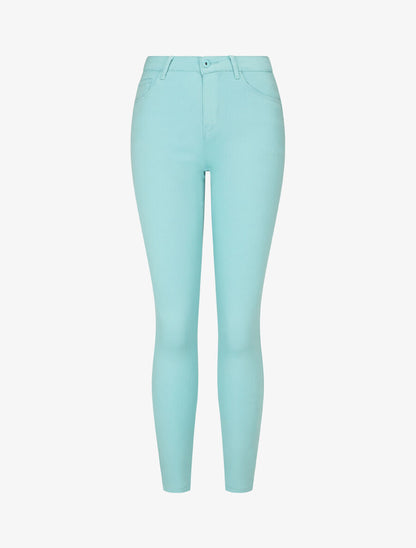 Jean uni push up coupe skinny - Turquoise - 1