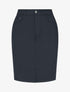 Jupe unie droite classique - Marine - 1