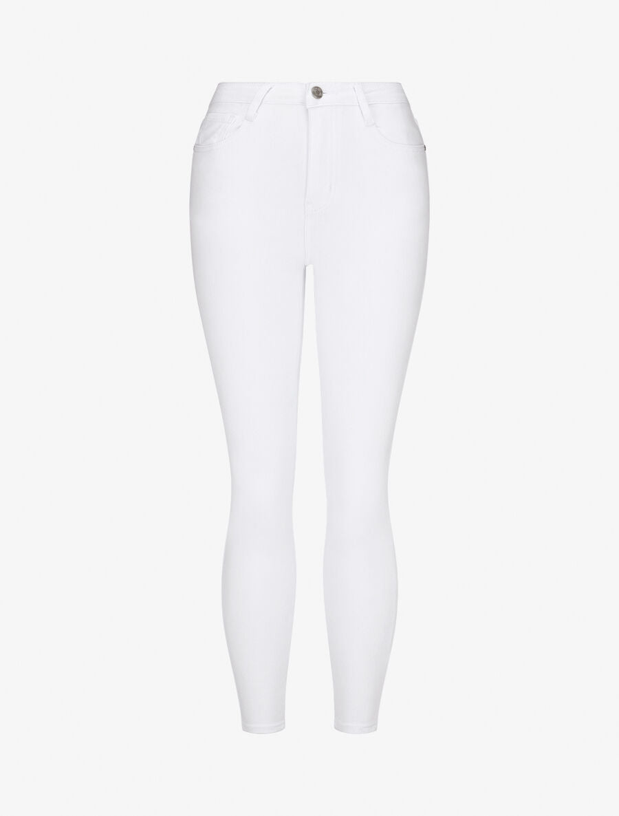 Jean classique coupe skinny - Blanc - 5