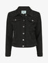 Veste unie coupe droite - Noir - 4