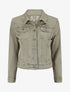 Veste unie coupe droite - Kaki - 1