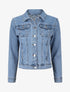 Veste en jean coupe ajustée - Bleu - 1