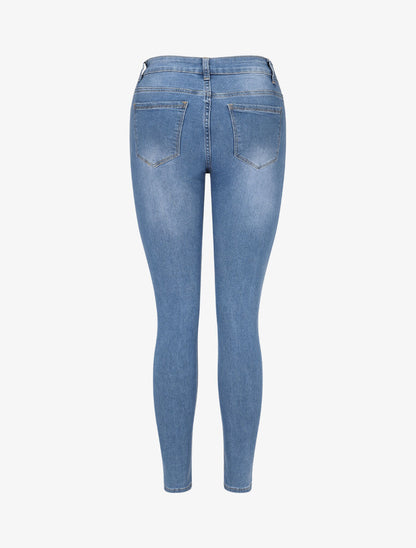 Jean skinny stretch taille standard - Denim clair - 2